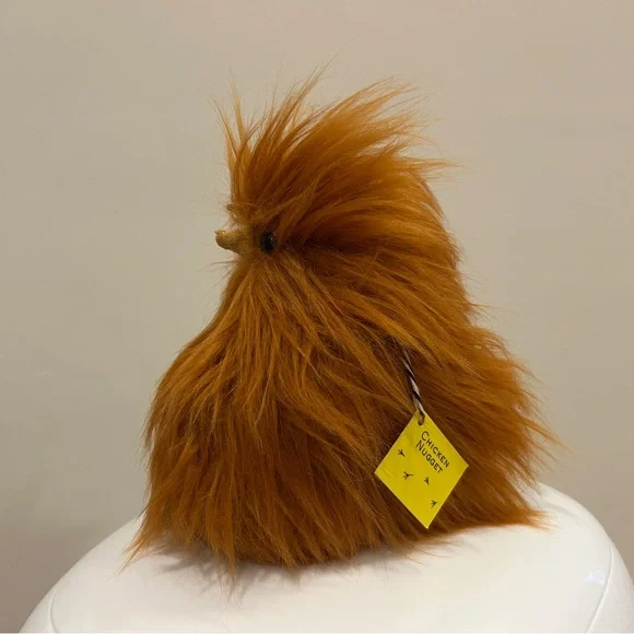 ADORABLE “chicken nugget” chick stuffed animal plushie in pumpkin spice 5.5” - Picture 4 of 6